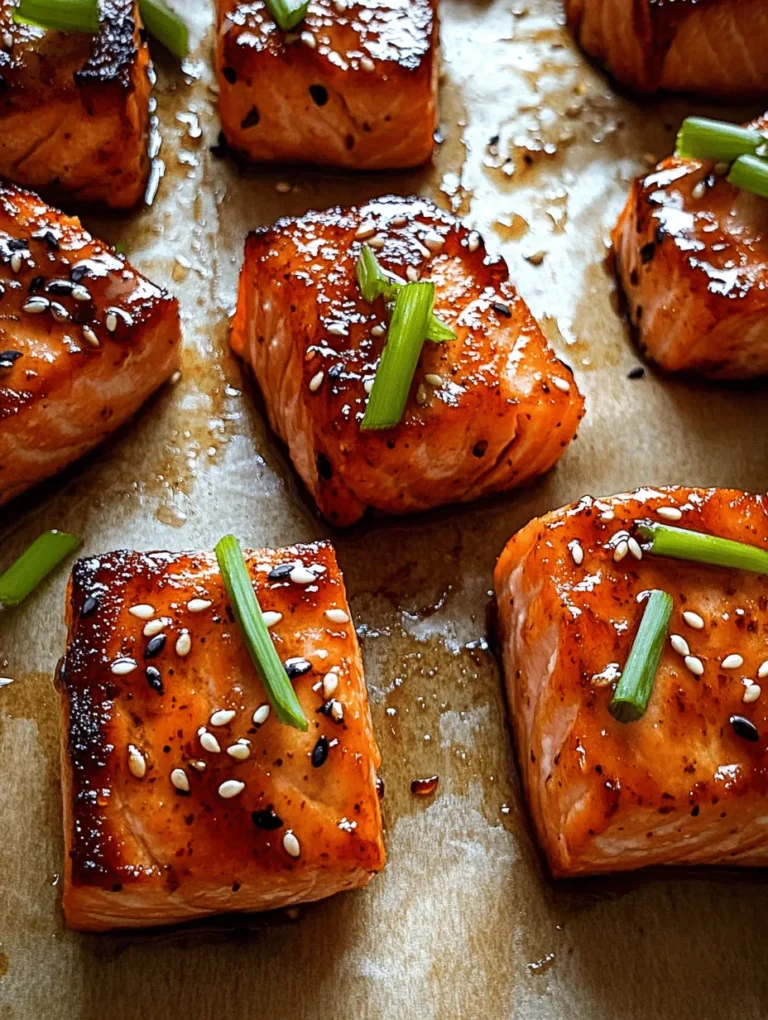 Crispy Honey Garlic Salmon Bites are an irresistible dish that combines the flavors of sweet, savory, and slightly spicy, making them a standout choice for any meal. This recipe transforms succulent salmon fillets into bite-sized treats that are easy to prepare and packed with flavor. The crispy coating, achieved through frying, contrasts beautifully with the tender fish, while the honey garlic glaze adds a mouthwatering finish that will have everyone asking for seconds.
