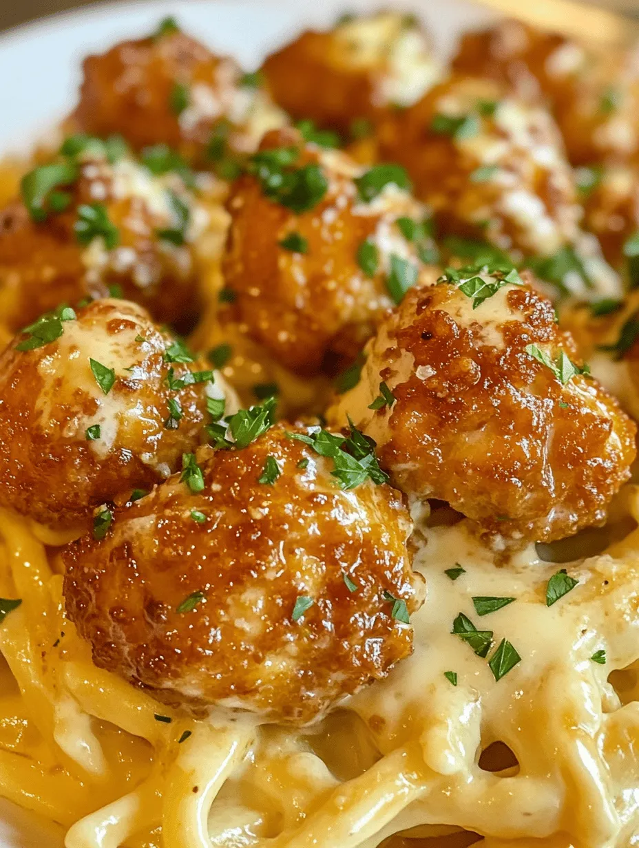 In the realm of comfort food, few dishes can compete with a creamy pasta paired with succulent chicken. The Garlic Butter Chicken Bites with Savory Creamy Parmesan Pasta is a delightful meal that perfectly balances rich flavors and satisfying textures. This dish is not just a feast for the palate; it also provides a comforting embrace after a long day, making it a staple for many home cooks. The combination of tender, flavorful chicken bites sautéed in garlic butter, paired with a luscious creamy parmesan pasta, elevates this recipe from an ordinary meal to a gourmet experience.