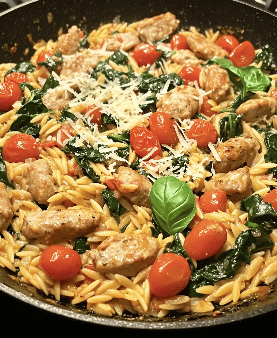 In the world of modern cooking, one-pan meals have emerged as a culinary favorite, combining convenience with exquisite flavors. One such dish that checks all the boxes is the Creamy Chicken Sausage Orzo Skillet. This delightful meal marries tender chicken sausage with the unique texture of orzo pasta, enveloped in a rich, creamy sauce that is sure to satisfy even the heartiest of appetites. Whether you're a busy professional, a parent juggling multiple responsibilities, or someone who simply enjoys a good home-cooked meal, this dish is an excellent choice that requires minimal cleanup while delivering maximum flavor.