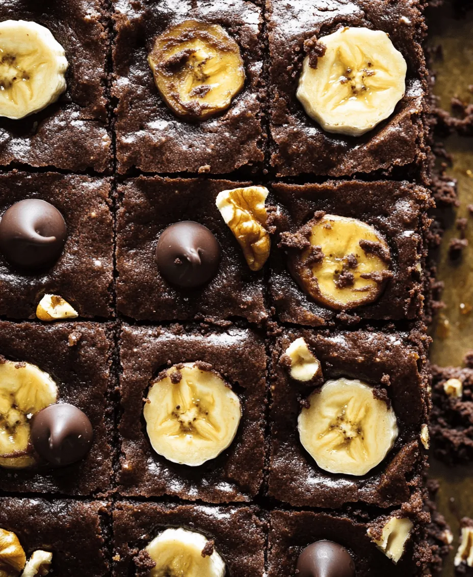 A successful batch of Banana Bliss Brownies starts with understanding the ingredients that bring this recipe to life. Here’s a closer look at each component: