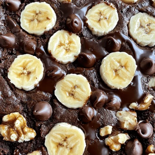 A successful batch of Banana Bliss Brownies starts with understanding the ingredients that bring this recipe to life. Here’s a closer look at each component: