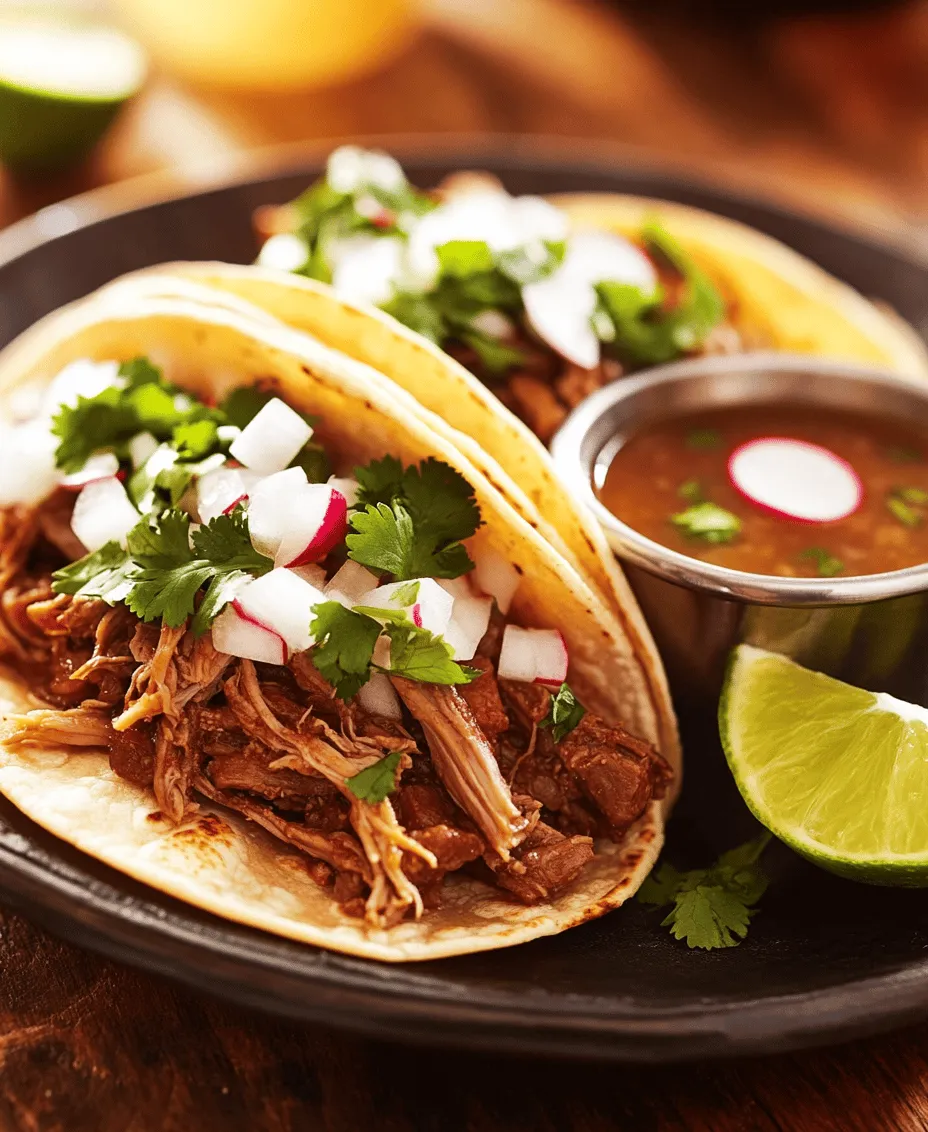 Birria tacos are a delightful culinary creation that has captured the hearts and taste buds of food lovers across the globe. This Mexican dish, originally from the western state of Jalisco, offers an irresistible combination of rich flavors and tender meat, making it a perfect choice for gatherings and celebrations. Traditionally, birria was prepared as a celebratory dish, often served at weddings, birthdays, and holidays, showcasing the vibrant culture and communal spirit of Mexican cuisine. Today, birria tacos have transcended their regional origins, gaining popularity in various cuisines and restaurants around the world. Their unique flavor profile, coupled with the satisfying texture of the meat, has made them a favorite for those seeking comfort food with a gourmet twist.