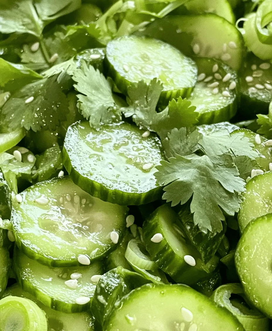 Cucumber salads are a staple in many Asian cuisines, celebrated for their refreshing qualities, vibrant flavors, and health benefits. Among these, the Crisp & Zesty Asian Cucumber Salad stands out as a delightful dish that embodies the essence of summer while providing a refreshing crunch. This salad is not just a side; it can easily be a light meal, perfect for those warm days when you crave something cool and invigorating.