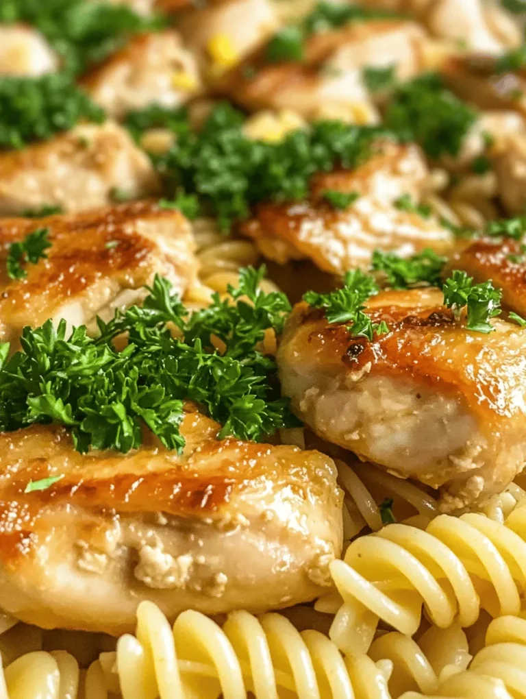 When it comes to comfort food, few dishes can match the creamy, indulgent flavors of a well-prepared pasta dish. One standout option that has been capturing taste buds is Creamy Garlic Butter Chicken and Rotini in Parmesan Sauce. This delightful recipe combines tender chicken, perfectly cooked rotini pasta, and a rich, creamy sauce that envelops every bite in a velvety embrace. The flavors of garlic, butter, and Parmesan create a harmonious blend that not only satisfies hunger but also warms the heart.