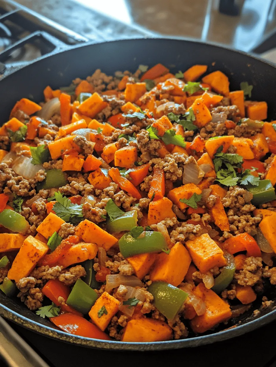 In the realm of quick and healthy weeknight dinners, the Ground Turkey Sweet Potato Skillet stands out as a deliciously satisfying option. Not only is this dish easy to prepare, but it also packs a powerful nutritional punch. Combining lean ground turkey with the natural sweetness of sweet potatoes creates a perfect balance of flavors and textures, making it a favorite among health-conscious eaters.
