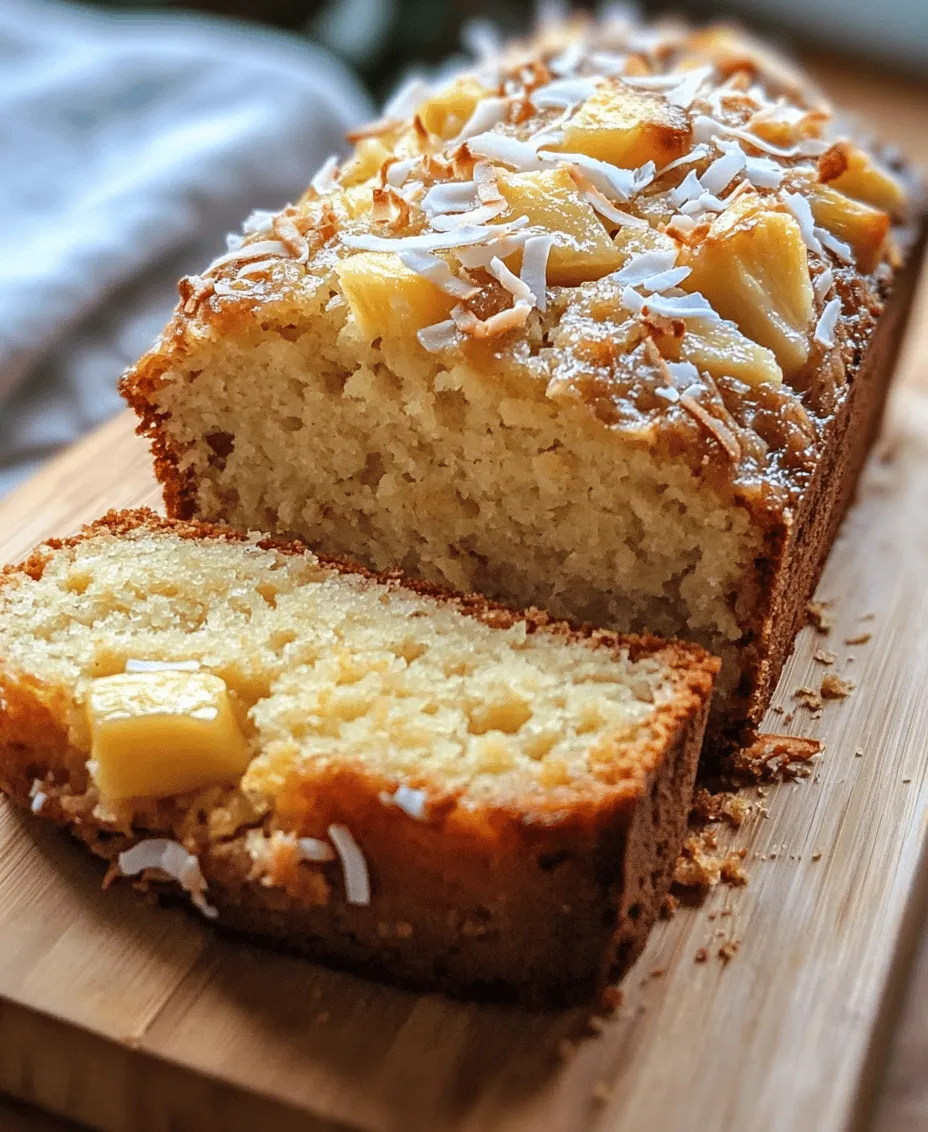 Embark on a delightful culinary journey as we explore the vibrant flavors of Hawaiian Banana Bread. This unique recipe harmoniously combines the natural sweetness of ripe bananas, the juicy tang of crushed pineapple, and the rich texture of shredded coconut to create a moist and flavorful loaf. Offering a taste of the islands right from your kitchen, this Hawaiian banana bread is perfect for any occasion—be it breakfast, a mid-day snack, or a delicious dessert. With its tropical essence, it promises to be a hit with family and friends alike.