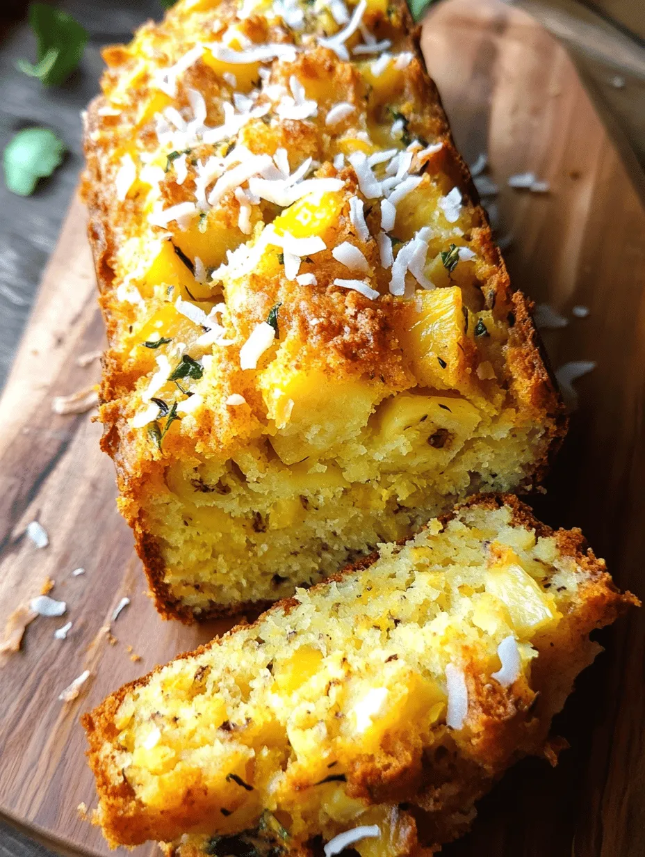 Embark on a delightful culinary journey as we explore the vibrant flavors of Hawaiian Banana Bread. This unique recipe harmoniously combines the natural sweetness of ripe bananas, the juicy tang of crushed pineapple, and the rich texture of shredded coconut to create a moist and flavorful loaf. Offering a taste of the islands right from your kitchen, this Hawaiian banana bread is perfect for any occasion—be it breakfast, a mid-day snack, or a delicious dessert. With its tropical essence, it promises to be a hit with family and friends alike.