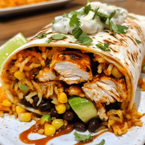 Burritos have earned their place as a beloved staple in many households, celebrated for their versatility and convenience. Whether enjoyed as a quick lunch, a satisfying dinner, or a delightful party snack, burritos can cater to a variety of tastes and dietary preferences. They’re ideal for busy individuals looking to pack a nutritious meal into a portable wrap. Among the myriad of burrito options available, the Easy Chipotle Ranch Grilled Chicken Burrito stands out as a flavor-packed choice that combines succulent grilled chicken with a zesty chipotle ranch dressing, all enveloped in a warm tortilla.
