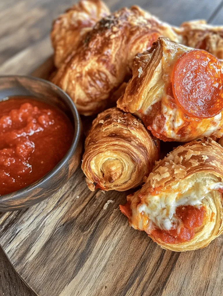 When it comes to creating snacks or appetizers that leave a lasting impression, few dishes can rival the mouthwatering allure of Mozzarella Pepperoni Croissant Rolls. These delectable rolls combine the buttery, flaky texture of croissant dough with the savory goodness of melted mozzarella and pepperoni, resulting in a treat that's perfect for any occasion. Whether you are hosting a game day gathering, celebrating a birthday, or simply craving a comforting snack at home, these croissant rolls are sure to be a hit with family and friends.