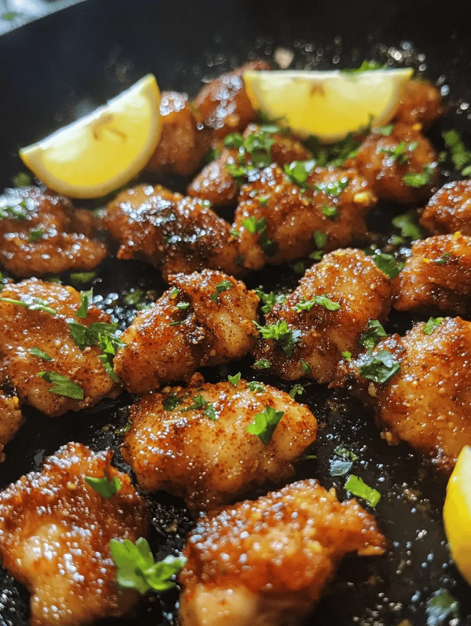 To achieve the perfect Garlic Butter Chicken Bites, it's crucial to understand the role of each ingredient used in the recipe. Each component contributes to the overall flavor and texture, making it a harmonious dish that appeals to a wide range of palates.