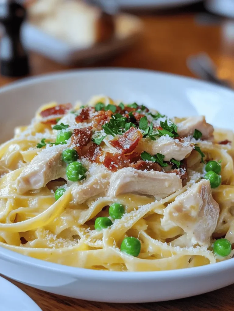 Chicken Carbonara is a culinary masterpiece that captures the essence of Italian comfort food. This dish, known for its rich and creamy sauce, tender chicken, and savory pancetta, has won hearts around the world. It is not just a meal; it’s an experience—one that invites you to savor every bite while enjoying the delightful textures and flavors that unfold with each forkful. Whether you're cooking for a family dinner, a romantic evening, or simply treating yourself to something special, Chicken Carbonara is sure to impress.