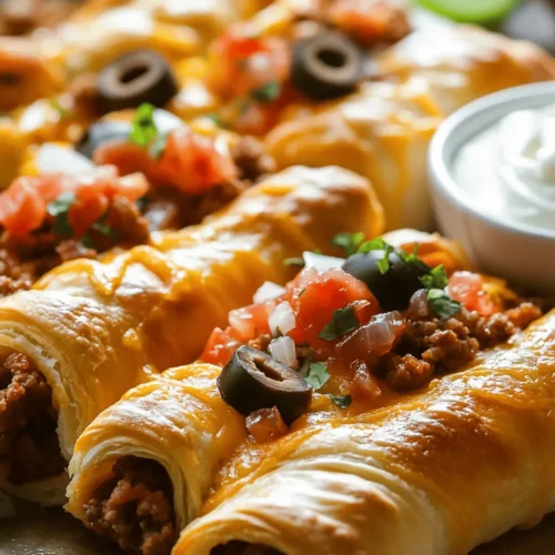 Creating the perfect Cheesy Taco Sticks starts with understanding the key ingredients that contribute to the delightful flavors and textures of this dish. Each component plays a vital role in crafting a dish that is sure to please your palate.