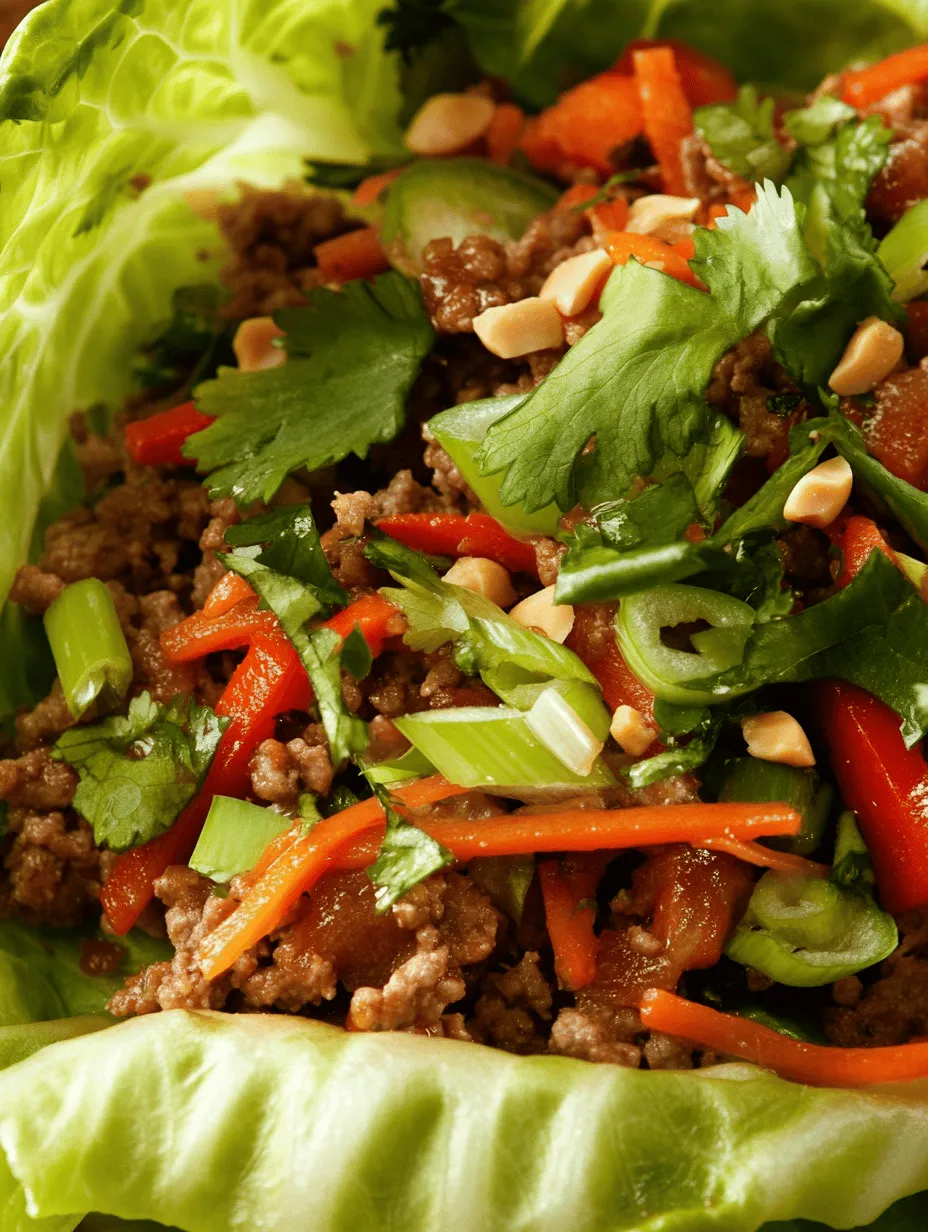 The history of lettuce wraps is deeply rooted in Asian culinary traditions, particularly within Chinese and Thai cuisines. They are believed to have originated in ancient China, where the concept of using leaves to wrap food provided a practical way to enjoy meals on the go. The use of lettuce as a wrap is not only a clever way to reduce the need for utensils but also enhances the dining experience by adding a crisp texture and freshness to the dish.