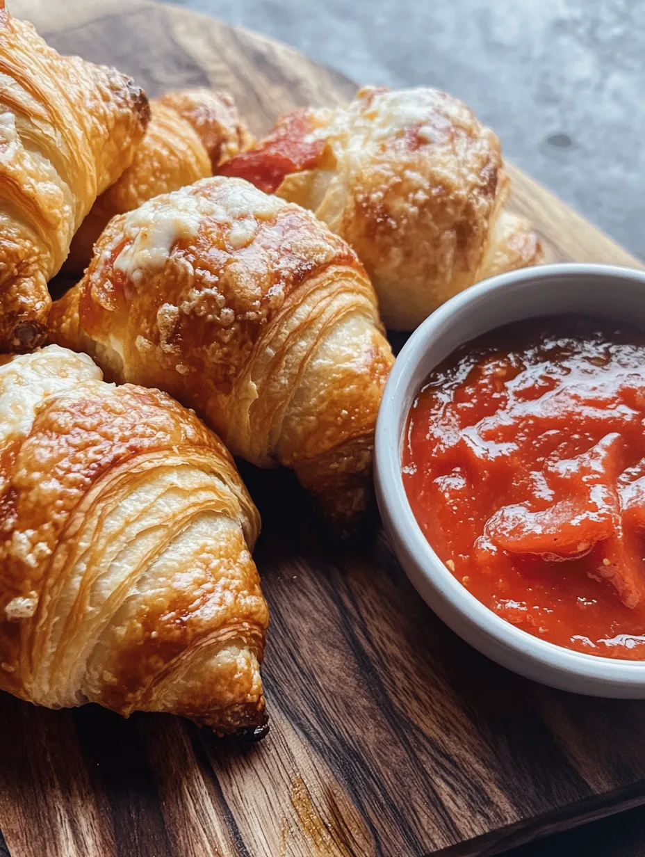 Are you ready to indulge in a delightful culinary creation that promises to elevate your snacking game? Say hello to Mozzarella Pepperoni Croissant Rolls! This appetizing dish marries the buttery, flaky goodness of croissant dough with the gooey, stretchy charm of mozzarella cheese and the savory kick of pepperoni. Whether you're planning a casual get-together, a game day party, or simply craving a quick and satisfying snack, these croissant rolls are sure to impress.