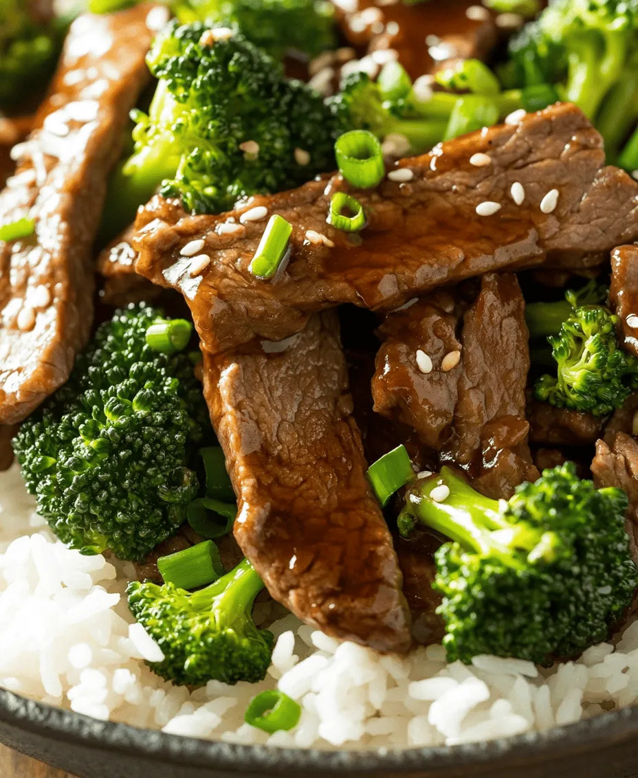 Asian cuisine has captivated the palates of food lovers around the globe, and among its many vibrant offerings, the Sizzling Beef & Broccoli Delight holds a special place. This dish is not just a feast for the taste buds; it is a celebration of flavors, textures, and nutritional benefits. The star of this recipe, flank steak, is known for its tender, savory quality, while fresh broccoli adds a delightful crunch that complements the meat beautifully. This dynamic duo creates a harmonious blend that makes the Sizzling Beef & Broccoli Delight a perfect choice for a weeknight dinner, as it can be prepared in under an hour.