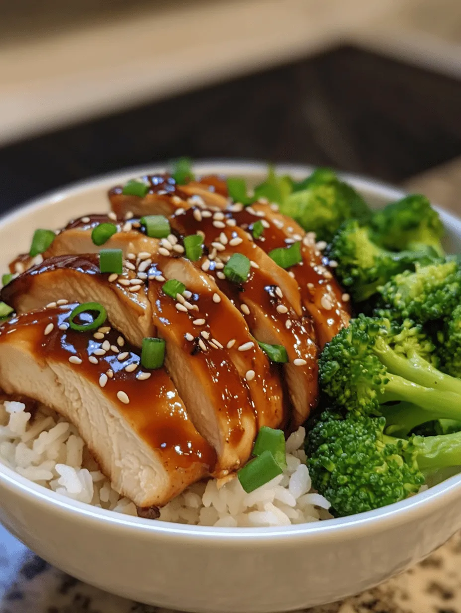 The Teriyaki Chicken Rice Bowl is a beloved dish that has captured the hearts and palates of food enthusiasts around the globe. This delightful meal features tender chicken glazed in a savory-sweet teriyaki sauce, served over a bed of fluffy rice, and often garnished with fresh vegetables and aromatic herbs. The beauty of this dish lies in its harmonious balance of flavors and textures: the richness of the chicken contrasts beautifully with the lightness of the rice, while the glossy teriyaki sauce adds a layer of sweetness and umami that elevates every bite.
