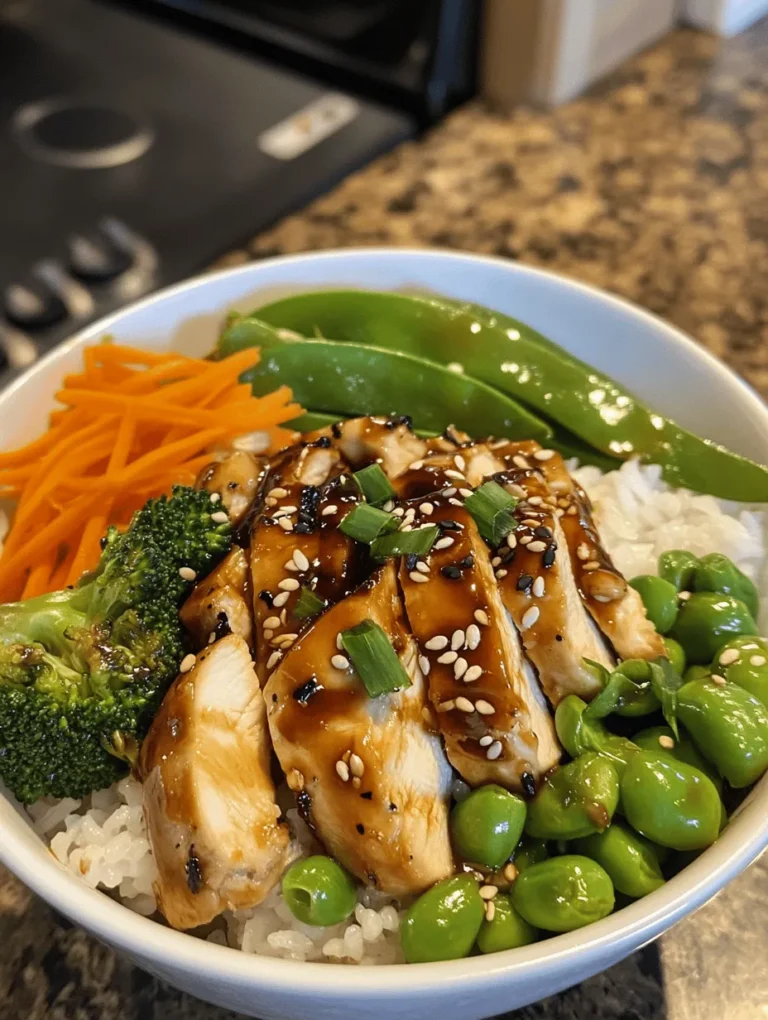 Creating a Teriyaki Chicken Rice Bowl involves selecting high-quality ingredients that work harmoniously together. Each component contributes to the overall taste and nutritional value of the dish. Let’s delve into the key ingredients that make this bowl a delightful culinary experience.