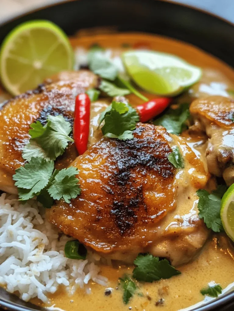 Embark on a culinary adventure that transports you straight to the heart of Brazil with our Spicy Brazilian Coconut Chicken recipe. This dish beautifully marries the richness of tender chicken thighs with the creamy, tropical essence of coconut milk, all accented by a vibrant blend of spices. Whether you're planning a cozy weeknight dinner or a festive gathering, this recipe promises to be a hit, delighting your palate and filling your kitchen with the inviting aromas of Brazil.