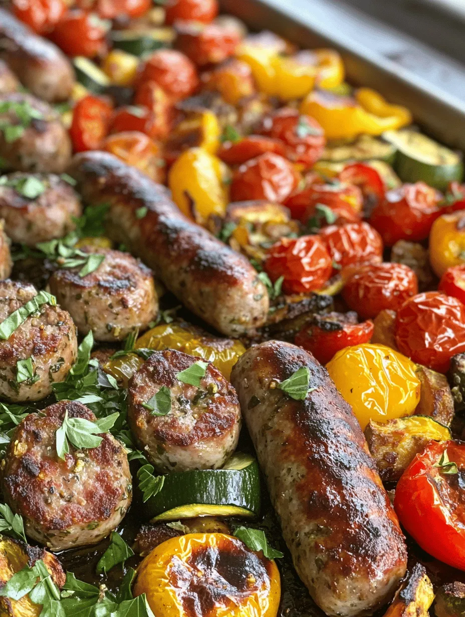 In the fast-paced world of meal preparation, finding a dish that is both delicious and easy to make can often feel like a challenge. Enter the Sizzling Sheet Pan Sausage & Veggies—a one-pan wonder that not only delivers on flavor but also simplifies your cooking process. This vibrant dish combines juicy Italian sausages with a medley of colorful vegetables, making it a perfect weeknight meal or a crowd-pleaser for gatherings. In this article, we will explore the intricacies of this delightful recipe, from its ingredients to cooking techniques, ensuring you have everything you need to create this culinary masterpiece.