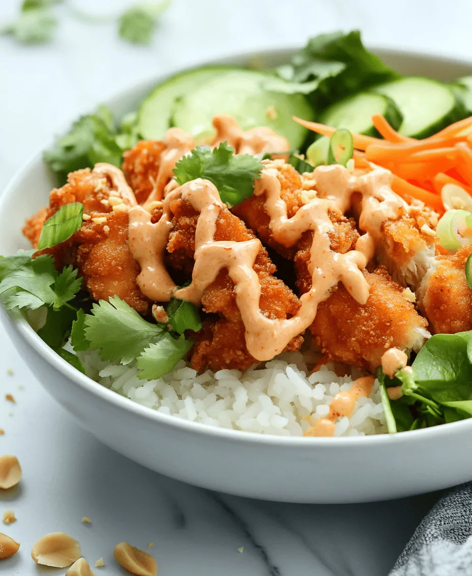 The Bang Bang Chicken Bowl is a vibrant and delightful dish that tantalizes the taste buds with its unique combination of flavors, textures, and nutritional benefits. This bowl is not only visually appealing but also serves as a perfect option for weeknight dinners, meal prep, or anyone looking to maintain a healthy lifestyle without sacrificing flavor. Packed with lean protein, fresh vegetables, and wholesome carbs, the Bang Bang Chicken Bowl is a well-rounded meal that caters to a variety of dietary preferences.