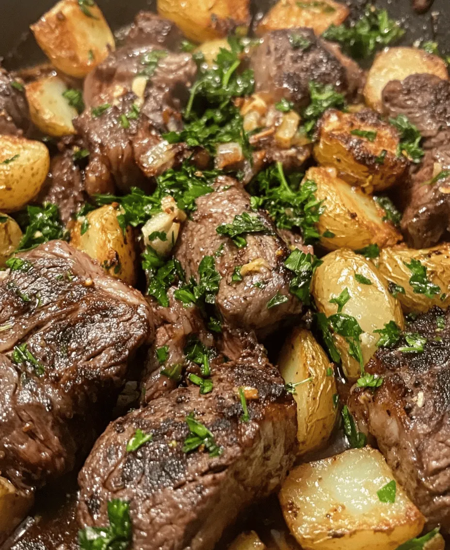 When it comes to creating a delicious Garlic Butter Steak and Potatoes Skillet, the quality of the steak is paramount. The two most popular cuts for this dish are ribeye and sirloin, each offering distinct advantages. Ribeye is renowned for its marbling, which renders it exceptionally juicy and flavorful when cooked. This fat melts into the meat, creating a rich taste that pairs perfectly with the garlic butter sauce.