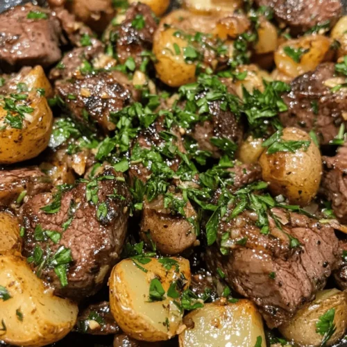 When it comes to creating a delicious Garlic Butter Steak and Potatoes Skillet, the quality of the steak is paramount. The two most popular cuts for this dish are ribeye and sirloin, each offering distinct advantages. Ribeye is renowned for its marbling, which renders it exceptionally juicy and flavorful when cooked. This fat melts into the meat, creating a rich taste that pairs perfectly with the garlic butter sauce.