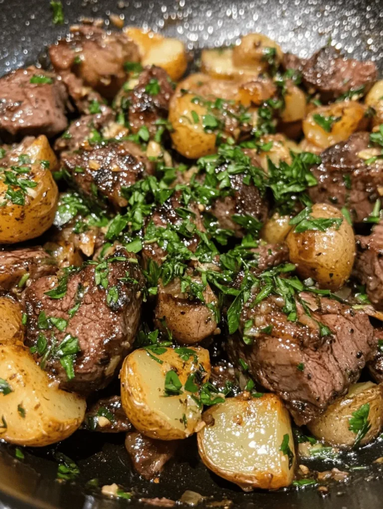 When it comes to creating a delicious Garlic Butter Steak and Potatoes Skillet, the quality of the steak is paramount. The two most popular cuts for this dish are ribeye and sirloin, each offering distinct advantages. Ribeye is renowned for its marbling, which renders it exceptionally juicy and flavorful when cooked. This fat melts into the meat, creating a rich taste that pairs perfectly with the garlic butter sauce.