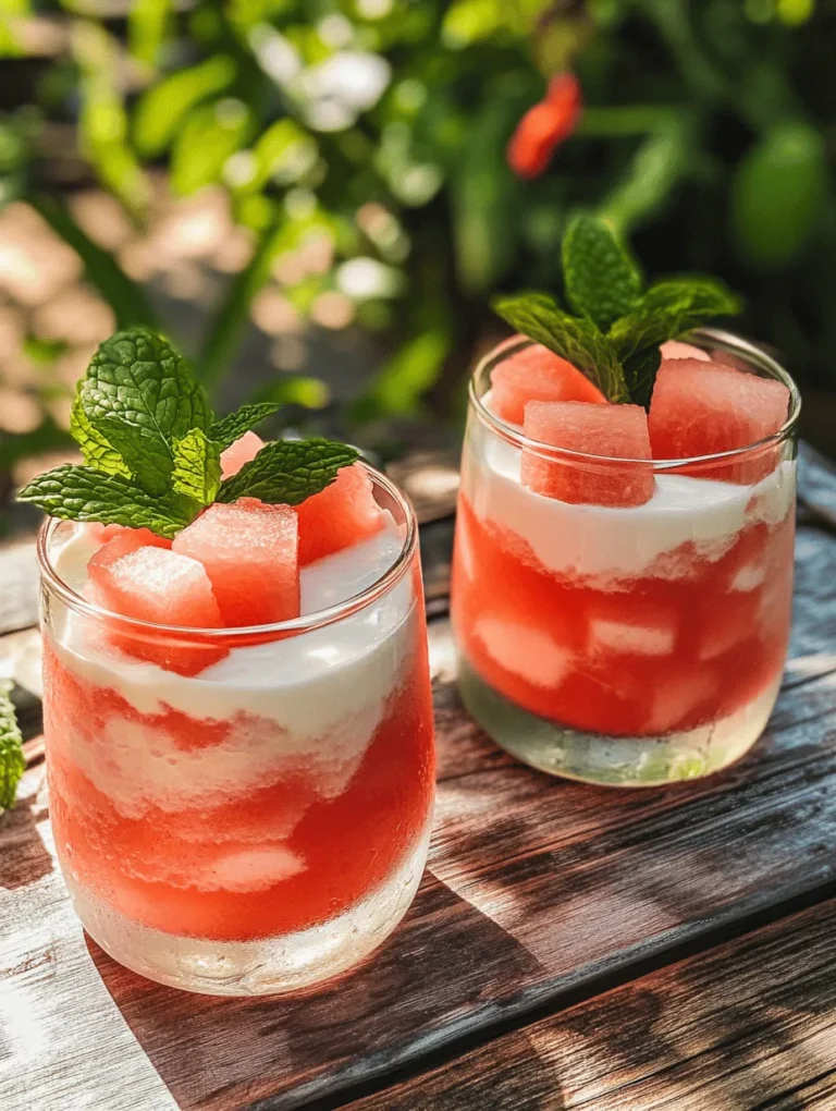 As the temperature rises during the hot summer months, nothing beats a refreshing drink that cools you down while also satisfying your thirst. The Watermelon Smoothie with Coconut Water is a delicious and hydrating choice for anyone seeking a burst of flavor and essential nutrients. This vibrant, colorful smoothie not only tantalizes your taste buds but also packs a punch when it comes to health benefits. In this article, we will explore the recipe in detail, delve into the nutritional advantages of each ingredient, and highlight why this smoothie is a perfect addition to your summer menu.