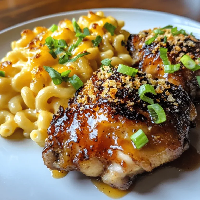 Are you ready to elevate your comfort food game? Sweet and Spicy Honey Pepper Chicken paired with Creamy Macaroni Cheese is a delectable dish that captures the essence of home cooking. This delightful combination brings together the irresistible flavors of honey, spice, and creamy goodness, making it a favorite for family dinners and gatherings. The marriage of sweet, spicy, and creamy flavors creates a satisfying experience that warms the soul and tantalizes the taste buds.