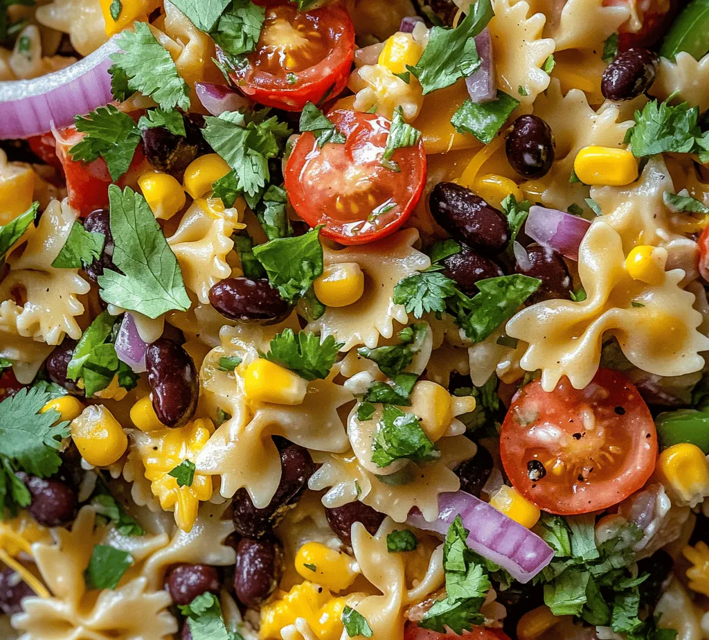 Cooking the pasta is a crucial step in preparing Cowboy Pasta Salad, as the texture of the pasta greatly influences the overall dish. For this salad, choose a short pasta shape, such as rotini or penne, which holds the dressing and ingredients well. The key to achieving the perfect pasta lies in cooking it al dente, which means the pasta should be cooked until it’s firm to the bite—this prevents it from becoming mushy when mixed with the other ingredients.