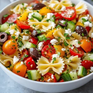 Pasta salads are a beloved dish that graces tables at gatherings, picnics, and potlucks, celebrated for their versatility and ease of preparation. They offer a delightful way to combine flavors, textures, and colors, making them not only a treat for the taste buds but also a feast for the eyes. Among the vast array of pasta salads, the Bow Tie Bliss Pasta Salad stands out as a vibrant and delicious option that is sure to impress guests at any occasion.
