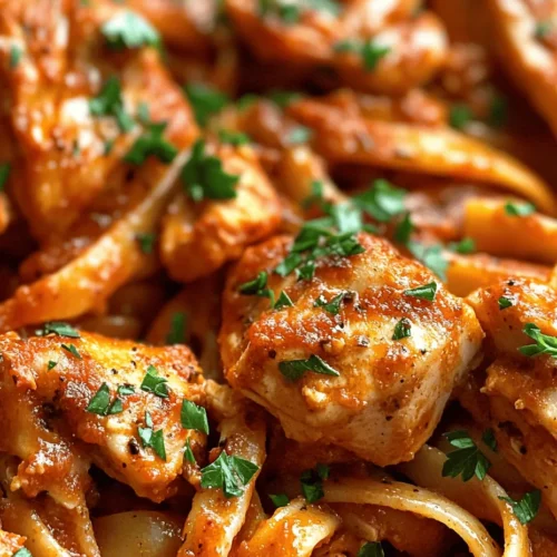Cowboy Butter Chicken Linguine is a delightful dish that perfectly marries the robust flavors of Southern cooking with the comforting familiarity of Italian pasta. This recipe is a true testament to culinary fusion, offering a mouthwatering experience that is both indulgent and easy to prepare. With its creamy, buttery sauce infused with hints of garlic and smoked paprika, it’s no wonder that this dish has gained popularity among home cooks looking for something special yet straightforward.