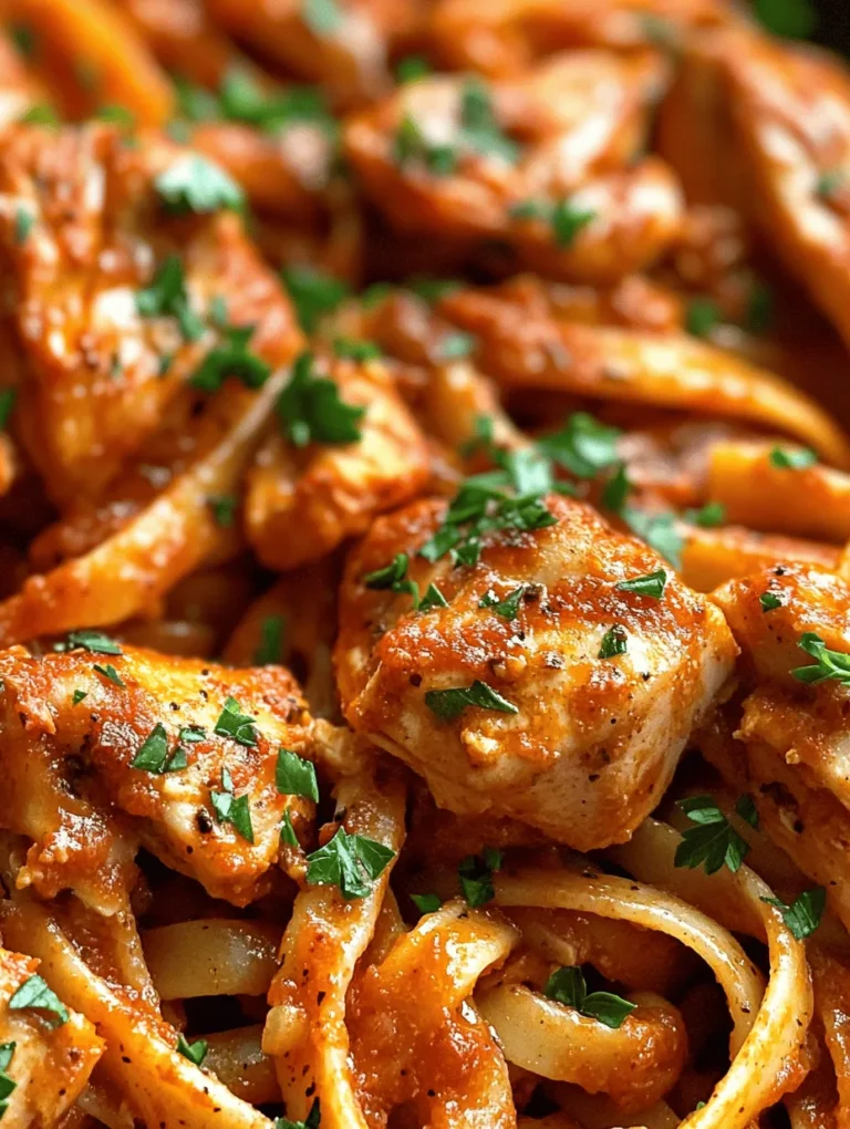 Cowboy Butter Chicken Linguine is a delightful dish that perfectly marries the robust flavors of Southern cooking with the comforting familiarity of Italian pasta. This recipe is a true testament to culinary fusion, offering a mouthwatering experience that is both indulgent and easy to prepare. With its creamy, buttery sauce infused with hints of garlic and smoked paprika, it’s no wonder that this dish has gained popularity among home cooks looking for something special yet straightforward.