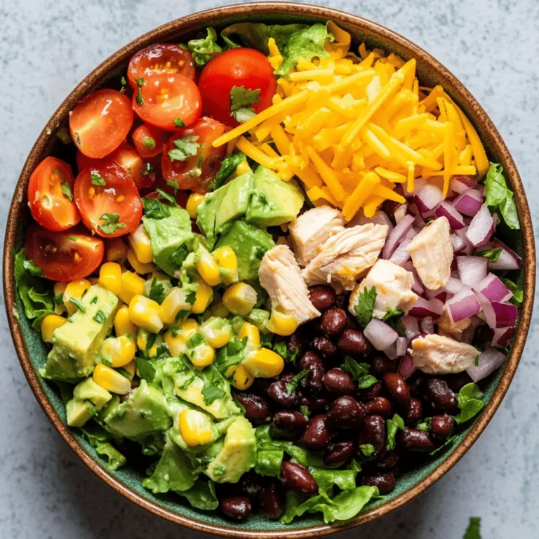 Tex-Mex cuisine, a vibrant fusion of Mexican and American flavors, has captured the hearts and palates of many food enthusiasts. This culinary style is celebrated not only for its bold flavors and colorful presentations but also for its versatility. One dish that epitomizes this blend is the Zesty Tex-Mex Chopped Chicken Salad. This salad stands out as a vibrant, nutritious option that combines the richness of traditional Tex-Mex ingredients with the freshness of a salad, making it a perfect fit for any meal—be it lunch, dinner, or a light snack.