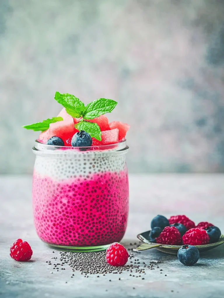 In today's fast-paced world, health-conscious individuals are increasingly seeking nutritious and convenient breakfast options. With an emphasis on wholesome ingredients and vibrant flavors, the trend of healthy breakfasts has taken off, leading to an array of innovative recipes that cater to various dietary preferences. One such delightful creation is the Watermelon Chia Pudding Breakfast Jar—a refreshing, nutrient-packed dish that not only tantalizes the taste buds but also fuels the body for a productive day ahead.