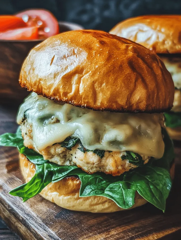 In the realm of delicious yet healthy meals, White Cheddar & Spinach Chicken Burgers stand out as a perfect combination of flavor and nutrition. These burgers not only satisfy your cravings but also provide a burst of essential nutrients, making them an ideal choice for a weeknight dinner. Packed with lean protein from ground chicken, vibrant greens from fresh spinach, and the creamy richness of white cheddar, this recipe is sure to become a family favorite.