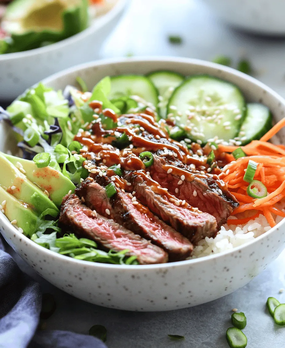 Korean BBQ has taken the culinary world by storm, celebrated for its vibrant flavors, interactive dining experiences, and the excitement of grilling your own meats at the table. This style of cooking not only offers a feast for the taste buds but also fosters a sense of community and togetherness, making it a popular choice for family gatherings and social events. One of the standout dishes that encapsulates the essence of Korean BBQ is the Korean BBQ Steak Rice Bowl with Spicy Cream Sauce.