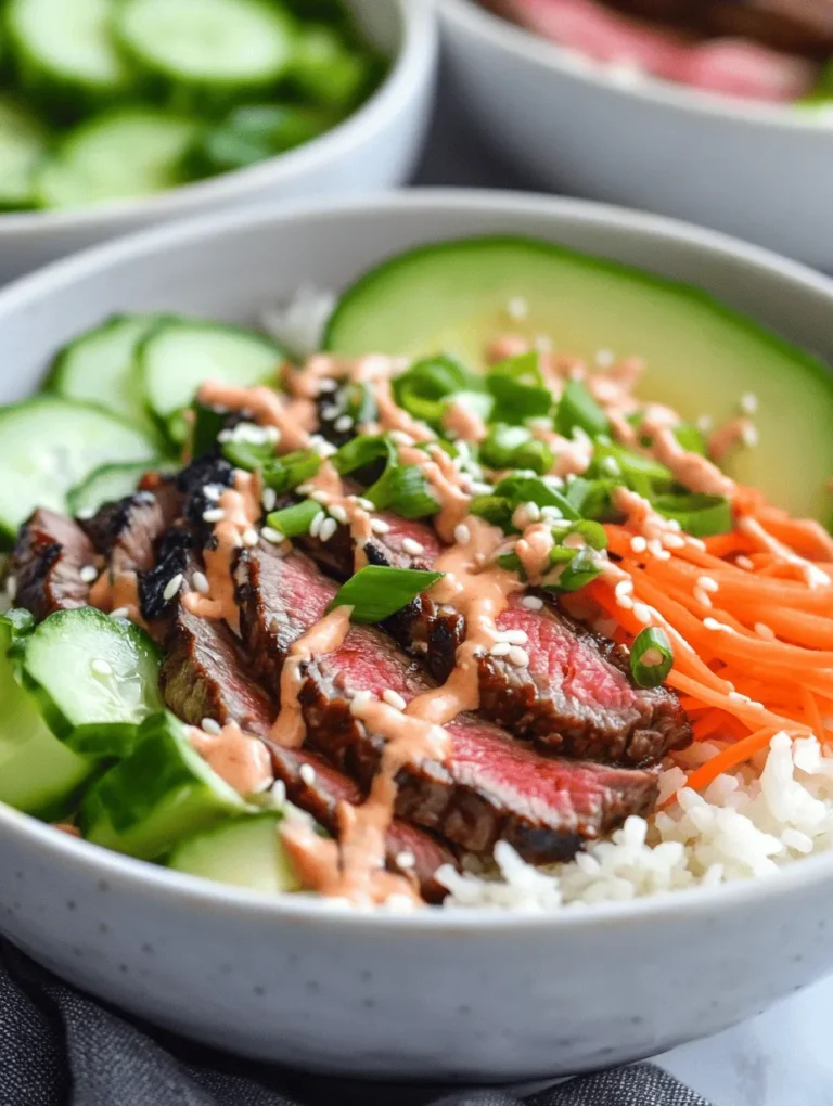 Korean BBQ has taken the culinary world by storm, celebrated for its vibrant flavors, interactive dining experiences, and the excitement of grilling your own meats at the table. This style of cooking not only offers a feast for the taste buds but also fosters a sense of community and togetherness, making it a popular choice for family gatherings and social events. One of the standout dishes that encapsulates the essence of Korean BBQ is the Korean BBQ Steak Rice Bowl with Spicy Cream Sauce.
