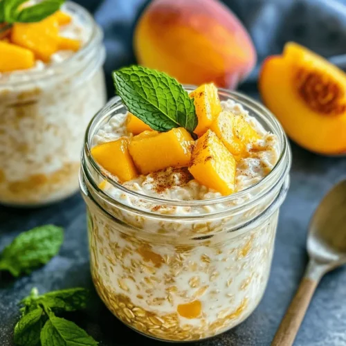 In today’s fast-paced world, finding a nutritious breakfast that doesn't require precious morning minutes can be a challenge. Enter overnight oats: a simple, versatile dish that offers a deliciously satisfying start to your day. Overnight oats are not just a trend; they’re a lifestyle choice that prioritizes health, convenience, and flavor. These delightful oat bowls are prepared the night before, allowing you to wake up to a ready-to-eat breakfast that’s packed with nutrients. Among the myriad of flavors and ingredients you can incorporate, peaches stand out as a seasonal favorite, infusing your oats with natural sweetness and juicy flavor.
