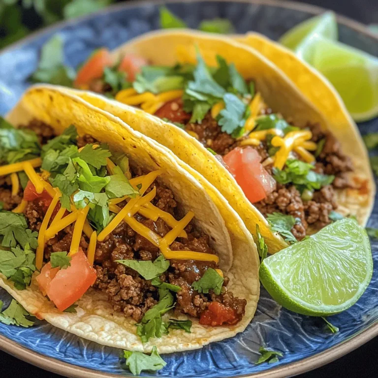 To create Garlic Butter Honey BBQ Beef Tacos, we need to understand the essential components that contribute to the dish's irresistible flavor profile. Each ingredient plays a crucial role, working harmoniously to deliver a rich and satisfying taco experience.