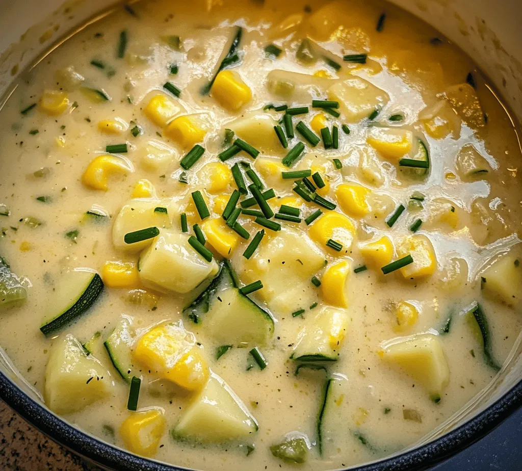 As the sun shines brighter and the days grow longer, summer brings with it an array of vibrant flavors and fresh produce that can transform any meal into a celebration of the season. One of the best ways to embrace the bounty of summer is through a comforting bowl of chowder, and what better choice than a delightful Summer Corn and Zucchini Chowder? This dish not only encapsulates the essence of summer with its sweet corn and tender zucchini but also provides a nourishing option that is both satisfying and health-conscious.