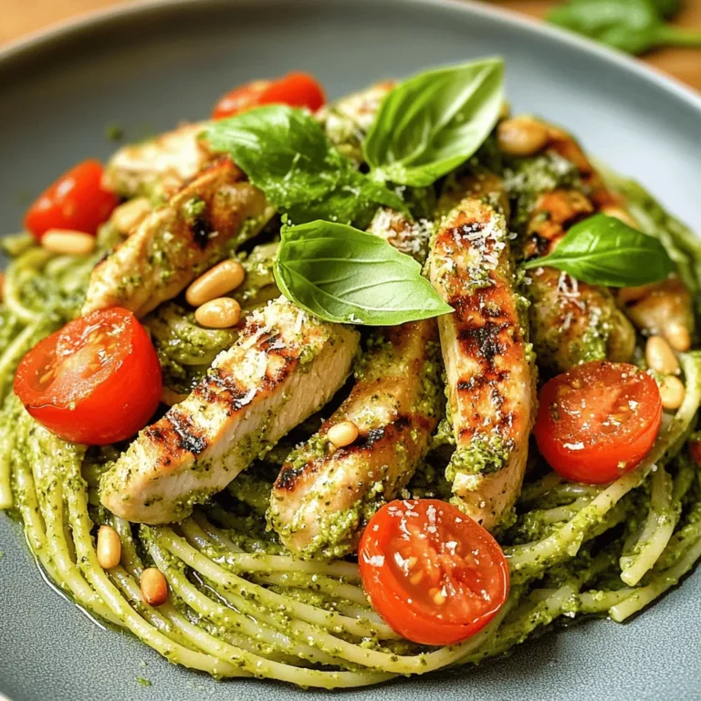 In the world of culinary delights, few dishes can compete with the vibrant colors and fresh flavors of Basilicious Pesto Pasta with Grilled Chicken. This dish is not just a feast for the eyes; it's a healthy, delicious meal that can be prepared in a matter of minutes, making it perfect for any occasion, whether it's a casual family dinner or an elegant gathering with friends. The combination of fresh basil, wholesome ingredients, and grilled chicken creates a symphony of flavors that is both satisfying and nourishing.