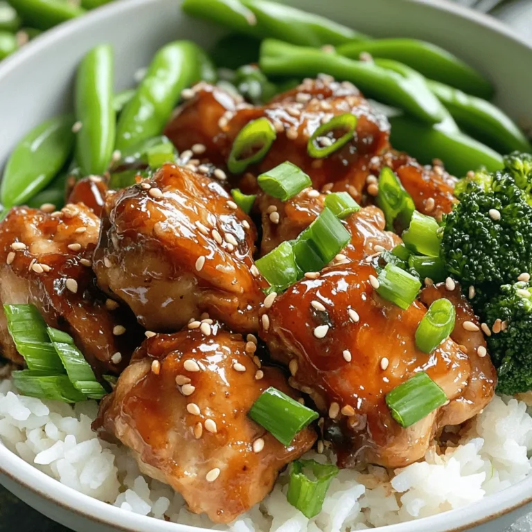 To craft the perfect sticky chicken rice bowl, it’s important to understand the key ingredients that contribute to its deliciousness. Each element plays a vital role in creating the dish’s signature flavor profile and texture.