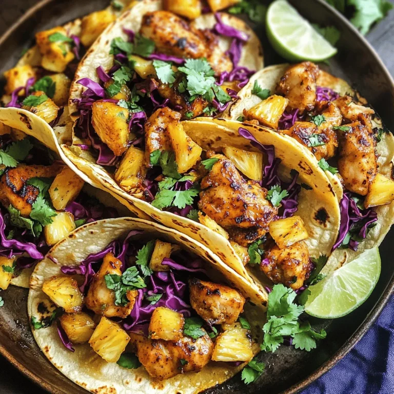 In the world of quick and delicious meals, few recipes can rival the vibrant flavors of Chipotle Pineapple Chicken Tacos. This dish not only bursts with a harmonious balance of sweet and spicy but also simplifies the cooking process by utilizing a sheet pan. Perfect for busy weeknights or casual gatherings, these tacos promise to delight your taste buds while minimizing cleanup. As we dive into the intricacies of this recipe, you’ll discover how to master every element, from ingredient selection to assembly, ensuring that you can recreate this culinary masterpiece in your own kitchen.