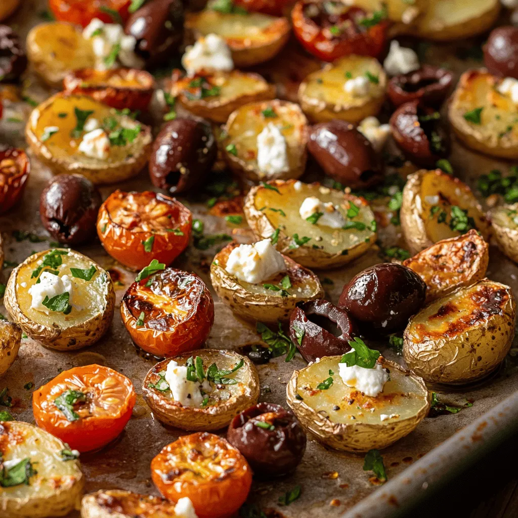 Greek Feta Roast Potatoes are a delightful dish that epitomizes the vibrant flavors and culinary traditions of Greece. This dish, celebrated for its simplicity and depth of flavor, showcases the Mediterranean diet's emphasis on fresh ingredients and healthy cooking methods. With crispy, golden potatoes infused with the tangy richness of feta cheese, this recipe offers a taste of Greece that is both comforting and refreshing.
