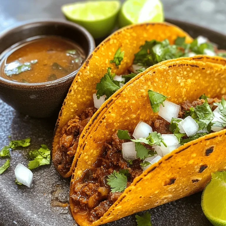 Birria tacos have taken the culinary world by storm, capturing the hearts (and stomachs) of food lovers everywhere. Originating from the vibrant state of Jalisco, Mexico, these flavorful delights are a testament to the rich heritage and culinary traditions of Mexican cuisine. Traditionally, birria is a savory stew made from goat meat, but as its popularity has grown, variations using beef and lamb have surfaced, making this dish accessible to a wider audience. These tacos are not just a meal; they embody a cultural experience that brings people together to celebrate flavors, family, and tradition.