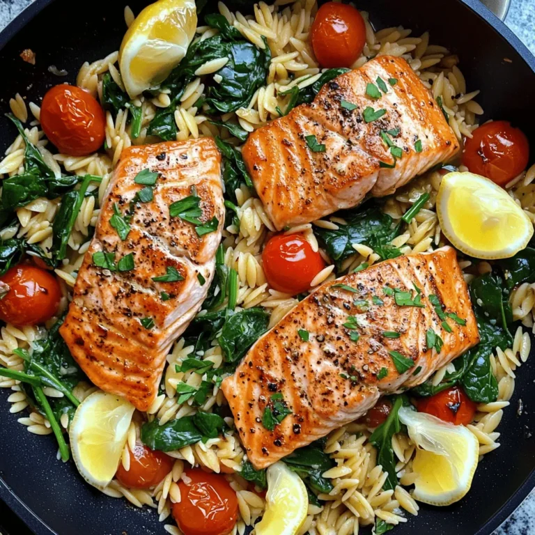 Salmon is a star ingredient in this dish, known for its rich, buttery flavor and impressive nutritional profile. It is an excellent source of omega-3 fatty acids, which are essential for heart health, brain function, and reducing inflammation. A single serving of salmon provides a substantial amount of protein, making it a perfect choice for maintaining muscle mass and overall health.