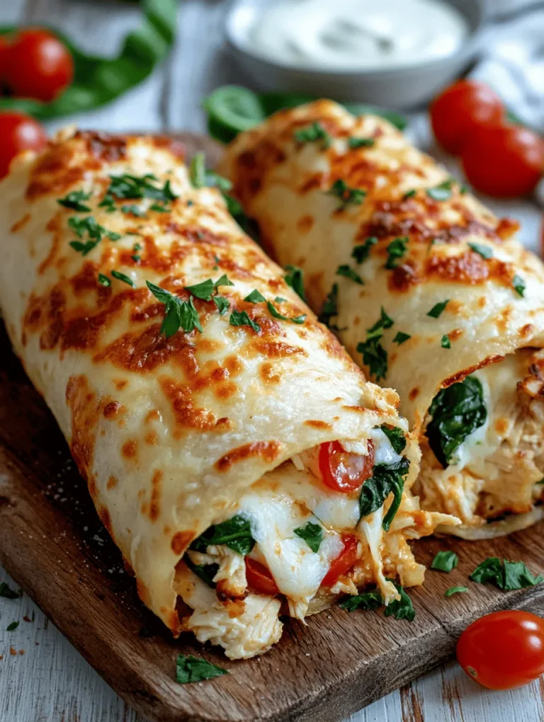 In the busy world we live in, finding convenient meal options that cater to the entire family can often feel like a daunting task. Enter the wrap: a versatile, tasty, and easy-to-prepare meal that has gained immense popularity among home cooks and food enthusiasts alike. Wraps can be filled with a variety of ingredients, making them a perfect blank canvas for creativity in the kitchen. Today, we're diving into a mouthwatering recipe that is sure to become a family favorite—Cheesy Garlic Chicken Wraps.