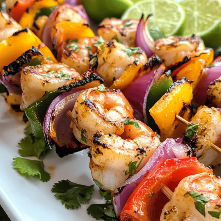 As the sun shines brightly and the temperatures rise, summer beckons us to embrace the outdoors, and what better way to do that than with a plate of juicy grilled shrimp kabobs? These kabobs are not just a meal; they are a celebration of vibrant flavors and the joys of outdoor cooking. The combination of succulent shrimp marinated in a zesty Margarita-inspired mixture captures the essence of summer in every bite. The tangy lime, smooth tequila, and sweet orange liqueur make for a refreshing flavor profile that pairs beautifully with the smoky char from the grill.