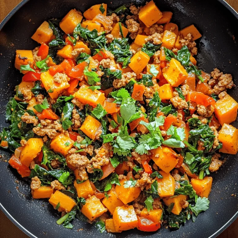 In the fast-paced world we live in, finding time to prepare nutritious meals can often feel like a daunting task. Enter the Ground Turkey Sweet Potato Skillet, a wholesome and easy-to-make recipe that not only satisfies your hunger but also nourishes your body. This one-pan wonder combines lean protein and nutrient-rich vegetables, making it an ideal choice for busy weeknights, family dinners, or meal prep for the week ahead.